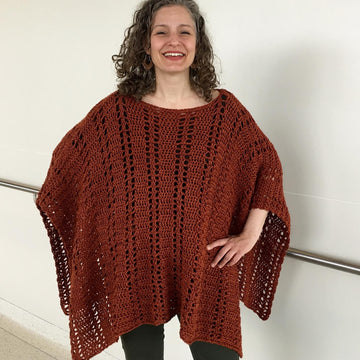 Crochet Poncho Pattern: Perks-Me-Up Poncho