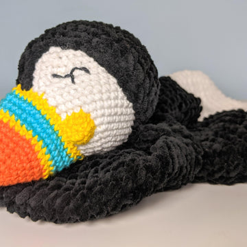 Baby Puffin Comforter, Puffin Lovey