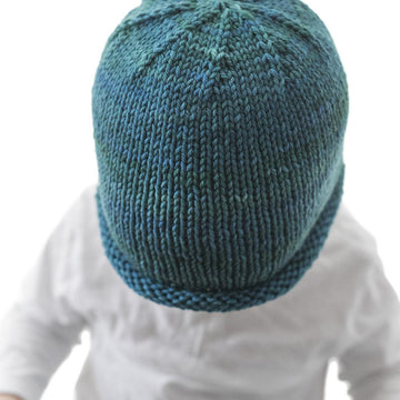 Easy Rolled Brim Baby Hat