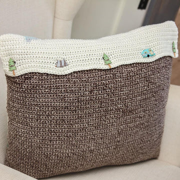 Camper Pillow Cover Knit