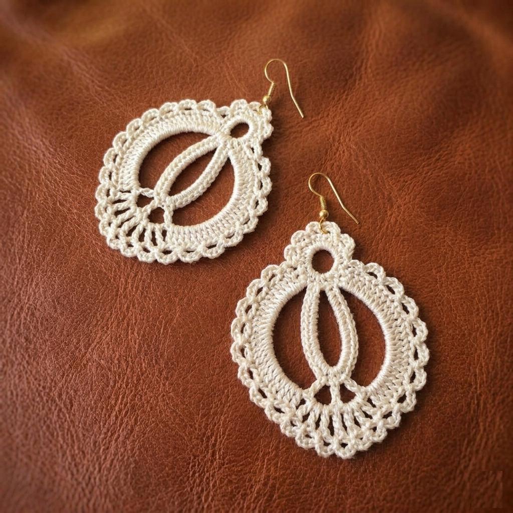 87. Spring flower earrings