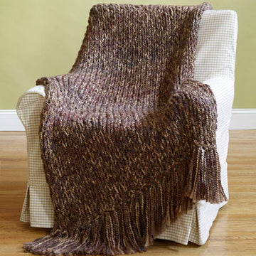 6-Hour Afghan in Lion Brand Homespun - 90031AD