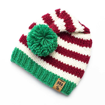 Christmas Elf Stocking Cap Hat Baby Children Women Men