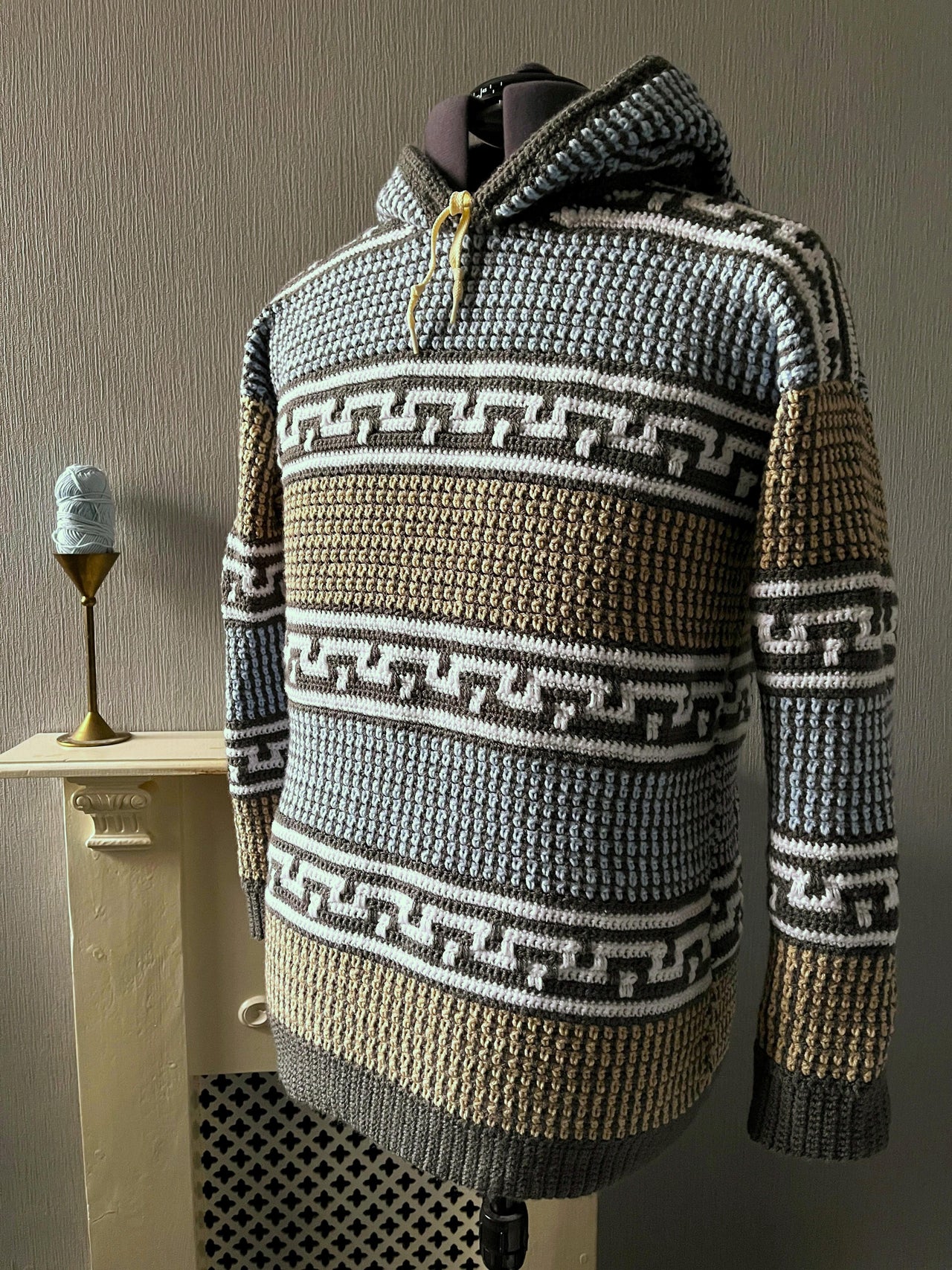 Keystone Linen Stitch Hoodie