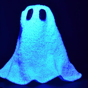Black Light Ghost Figurine