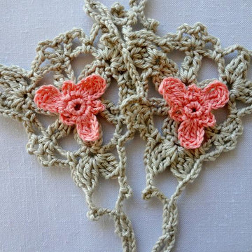 Flowered Barefoot Sandals
