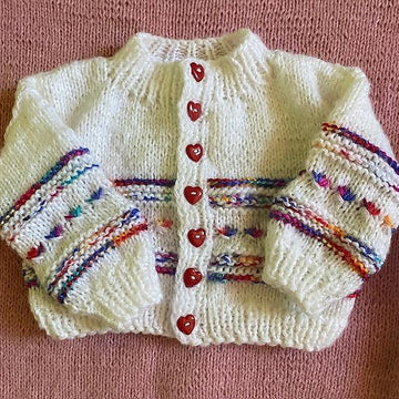 Baby Cardigan and Hat