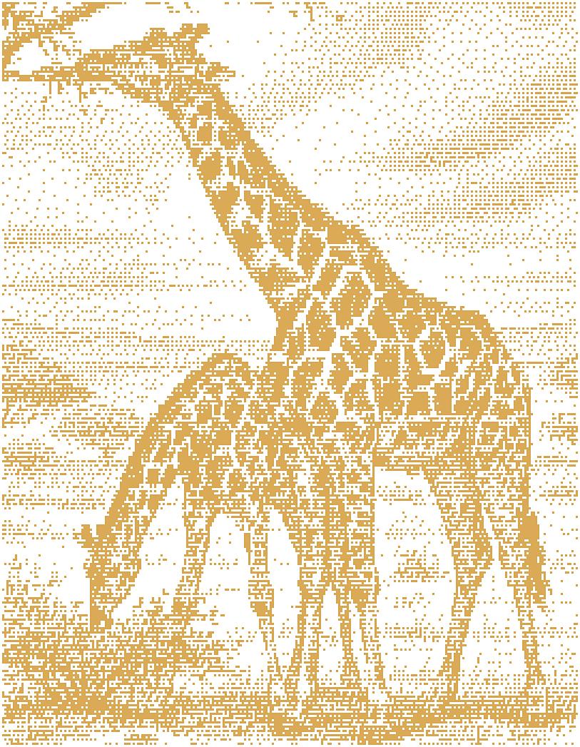 Overlay Mosaic "GIRAFFE 2"