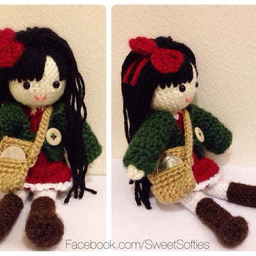 Amigurumi Autumn Girl Doll