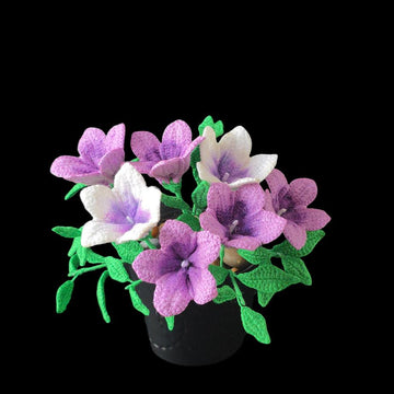 Crochet Petunia flowers