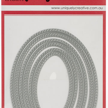 Uniquely Creative Metal Dies - Cross Stitch Nesting Ovals