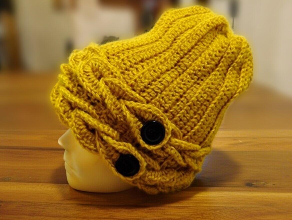 Crochet Braided Beanie Hat Pattern + Video Tutorial (PDF Download)Crochet braided hat PDF pattern with video tutorial