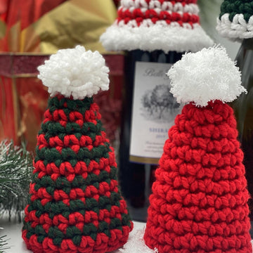 Holiday Wine Bottle Hat