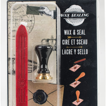 Manuscript Pen Manuscript Short Handle Design Sealing Set W/Red Wax - S