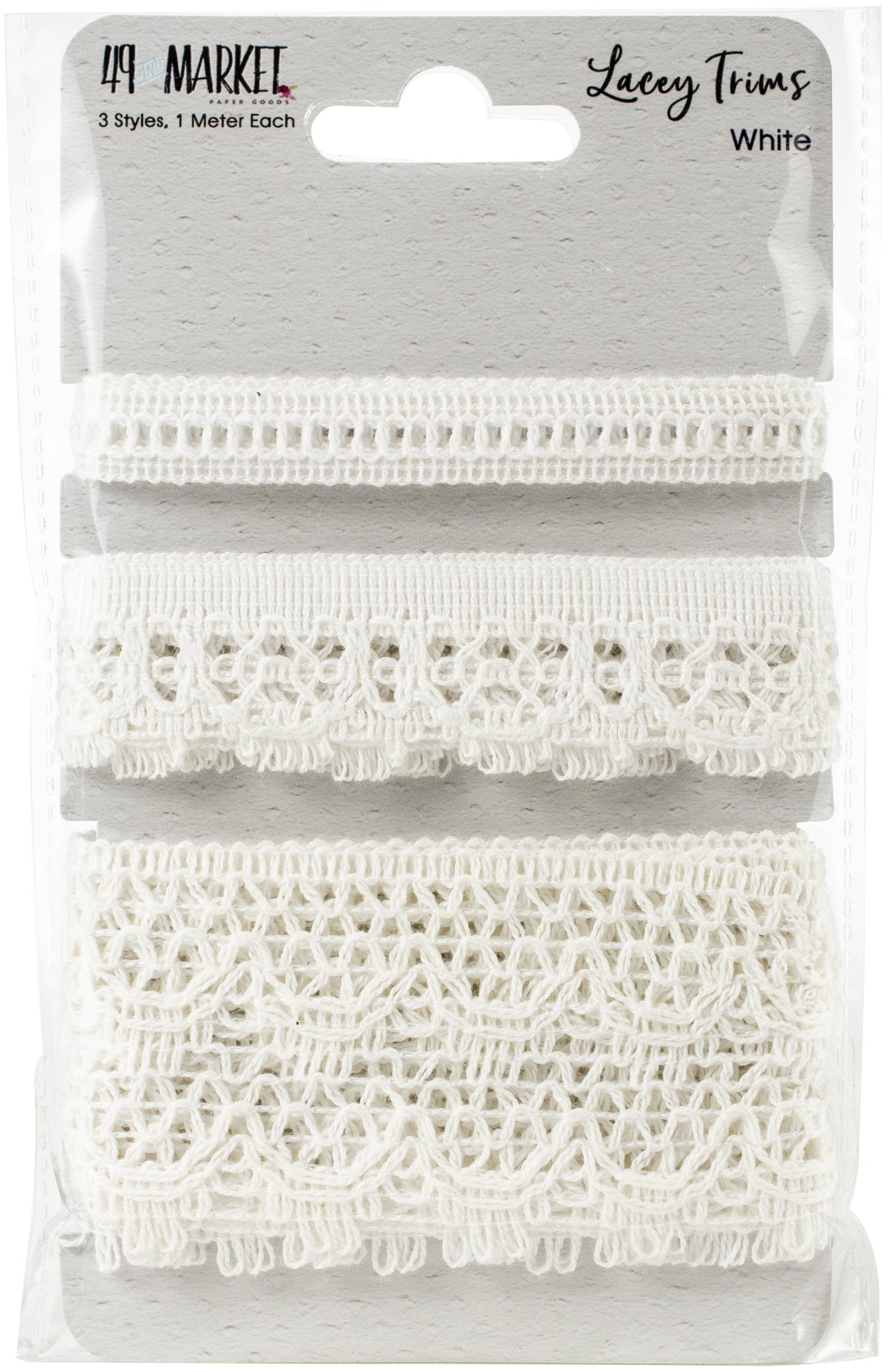 49 And Market Lacey Trims - White