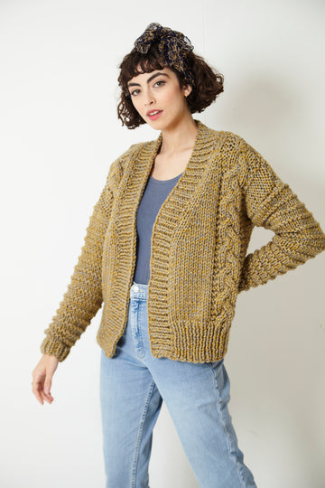 Sweater & Edge to Edge Jacket in King Cole Big Value Super Chunky Stormy - 5842 - Leaflet