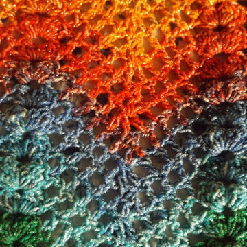 No 8 Puff Wave Scarf
