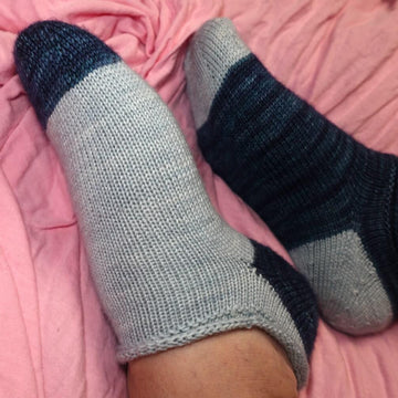 Toe Up Simple Socks No 6