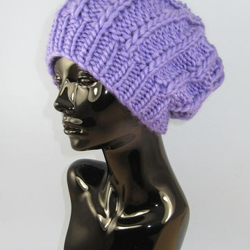 Super Chunky Fishermans Rib Slouch Hat