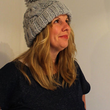 Storm Cable Pom-Pom Hat