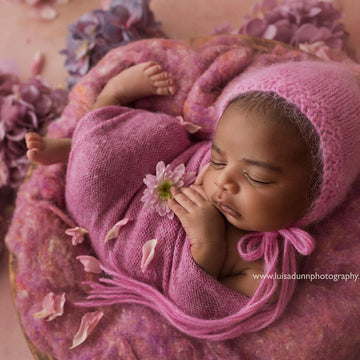 Angel Angora Bonnet