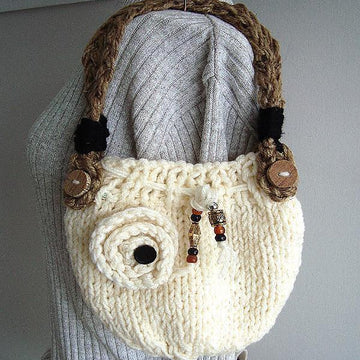 646B knitted handbag