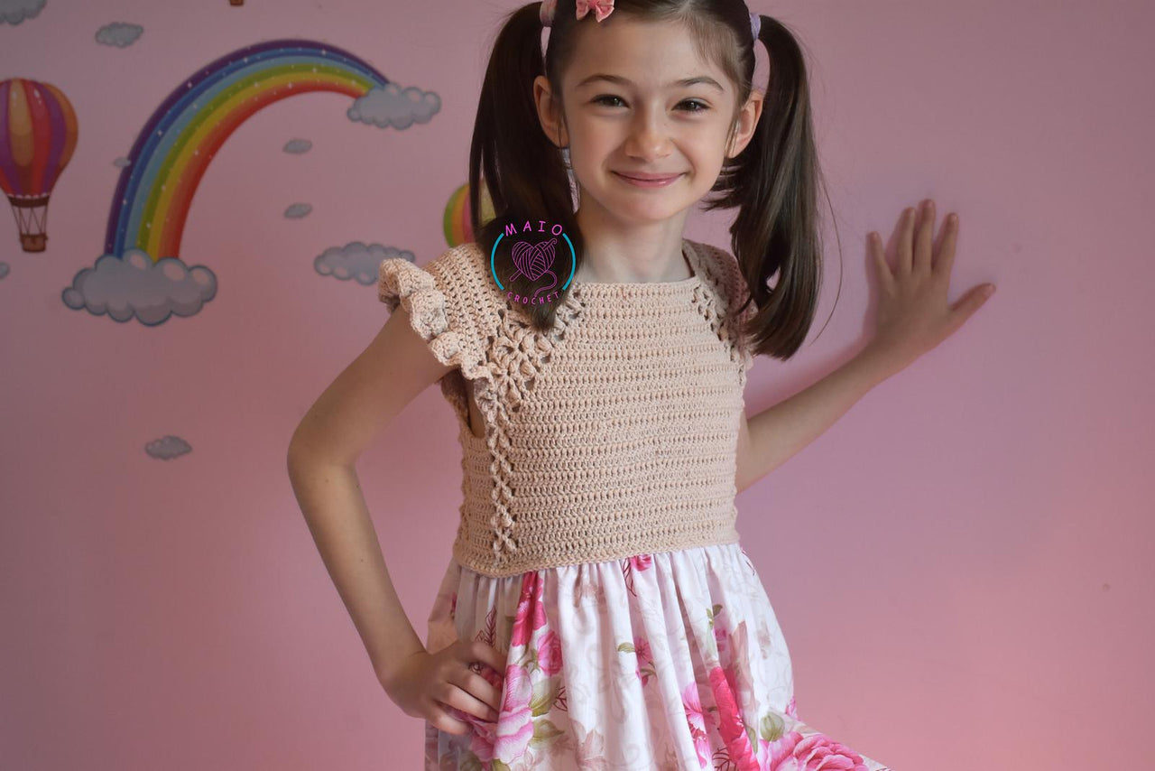 Rose Fabric Dress