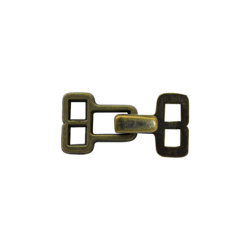 Brass Square Hook & Eye