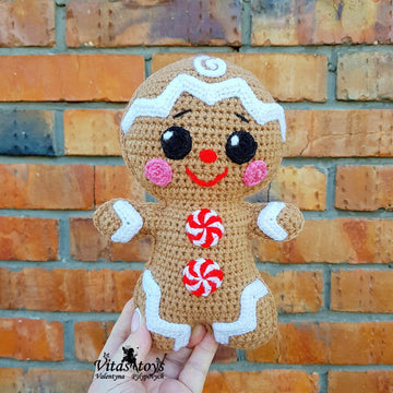 Doll Gingerbread Boy amigurumi