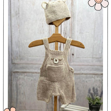 Baby Bear Romper and Hat Set