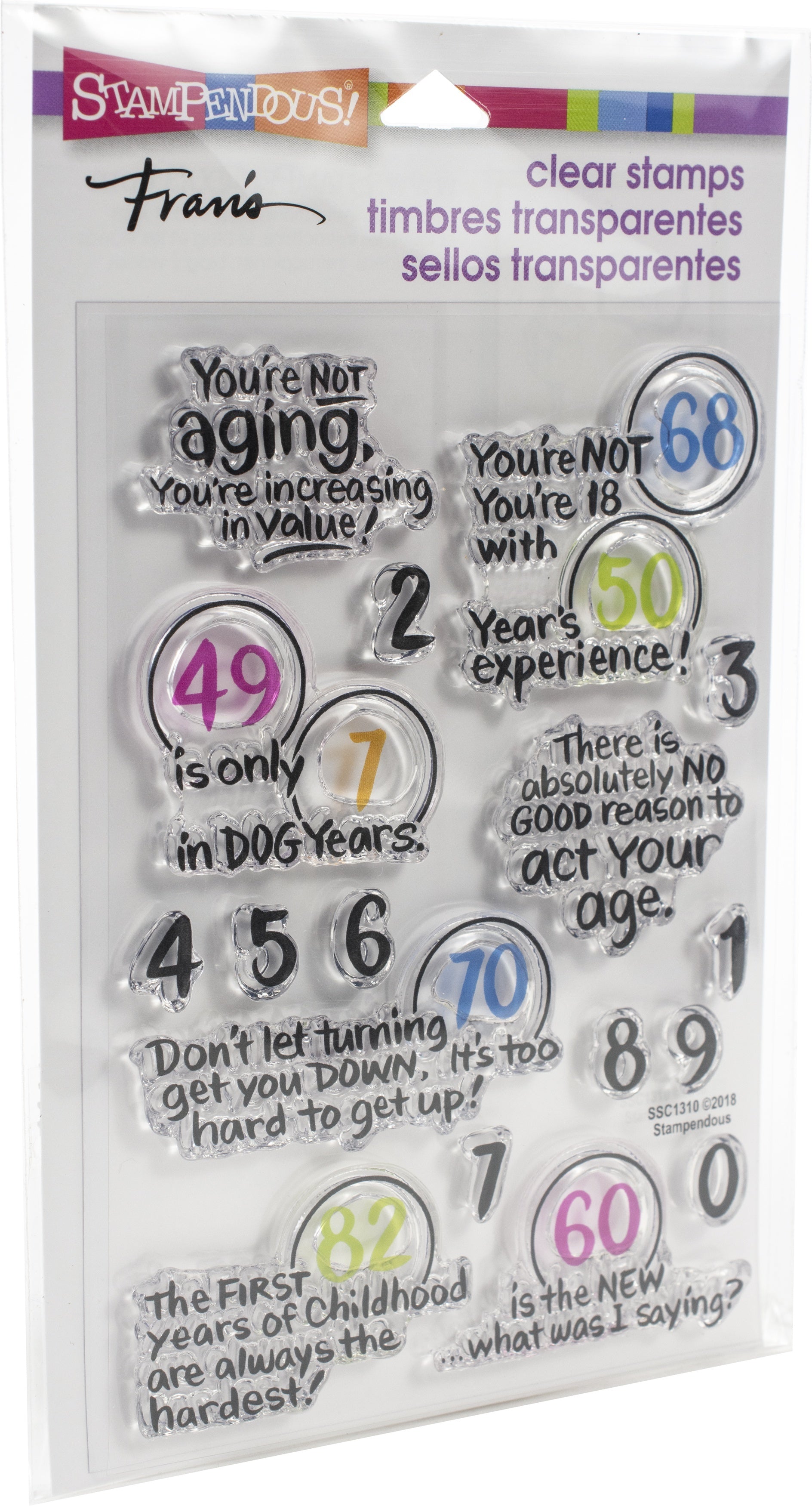 Stampendous Perfectly Clear Stamps - Aging