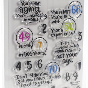 Stampendous Perfectly Clear Stamps - Aging