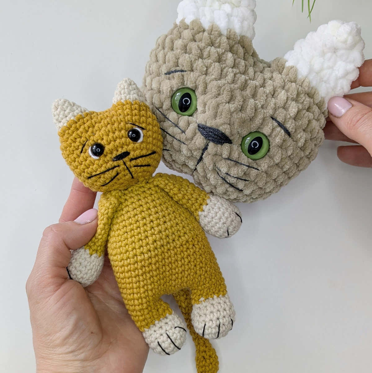 Crochet Cat Baby Snuggler Pattern, Easy Crochet Plushie
