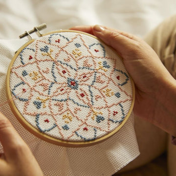 DMC Mindful Making: The Meditative Mandala Cross Stitch Duo Kit