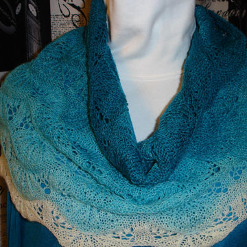 Sea Waves Lace Shawlette