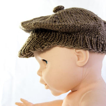 Knit Newsboy Cap