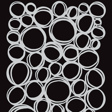 Darkroom Door Stencil 4.5"X6" - Circles
