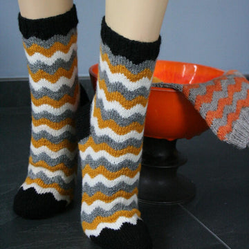 Zickzacksocken