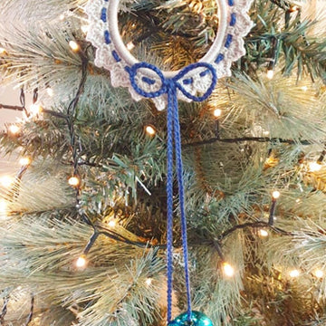Christmas Wreath Door Dangle