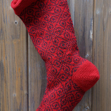 Croix de Noël Christmas Stocking