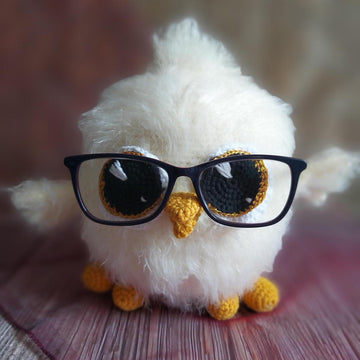 Owl Holder Eyeglasses Glasses Stand Amigurumi