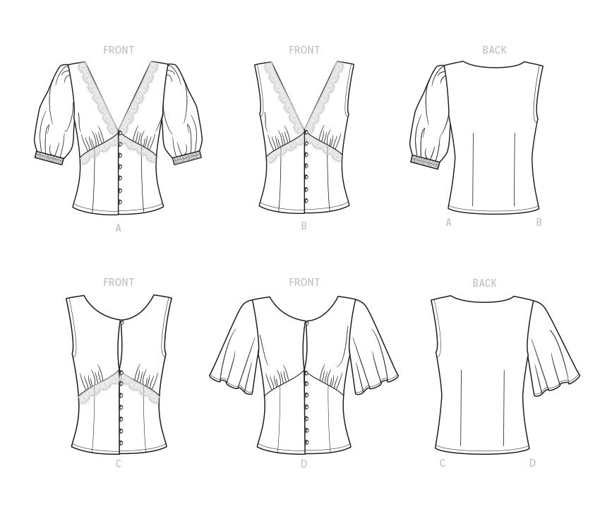 Simplicity Misses' Blouse S9606 - Sewing Pattern