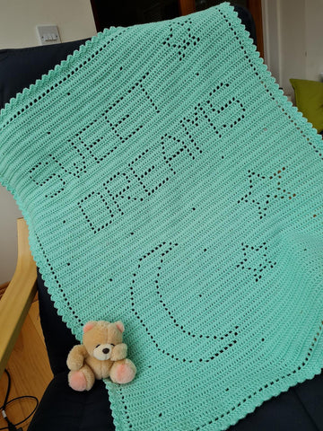 Sweet Dreams Filet Blanket