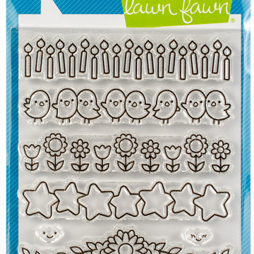 Lawn Fawn Clear Stamps 4"X6" - Simply Celebrate
