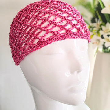 Diamond Mesh Party Skull Cap