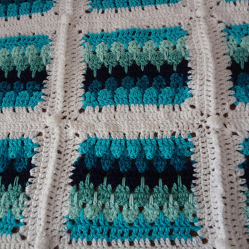 Waves and Pebbles Blanket