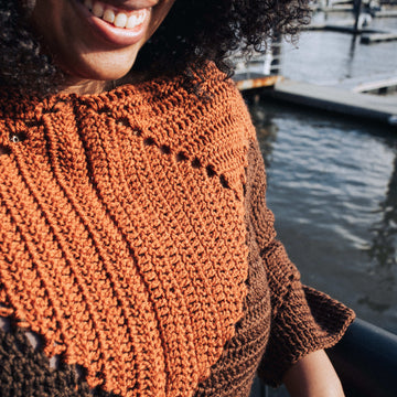 Salt Lake Sweater in Lion Brand Basic Stitch Skein Tones - M20403 BSAP - Downloadable PDF