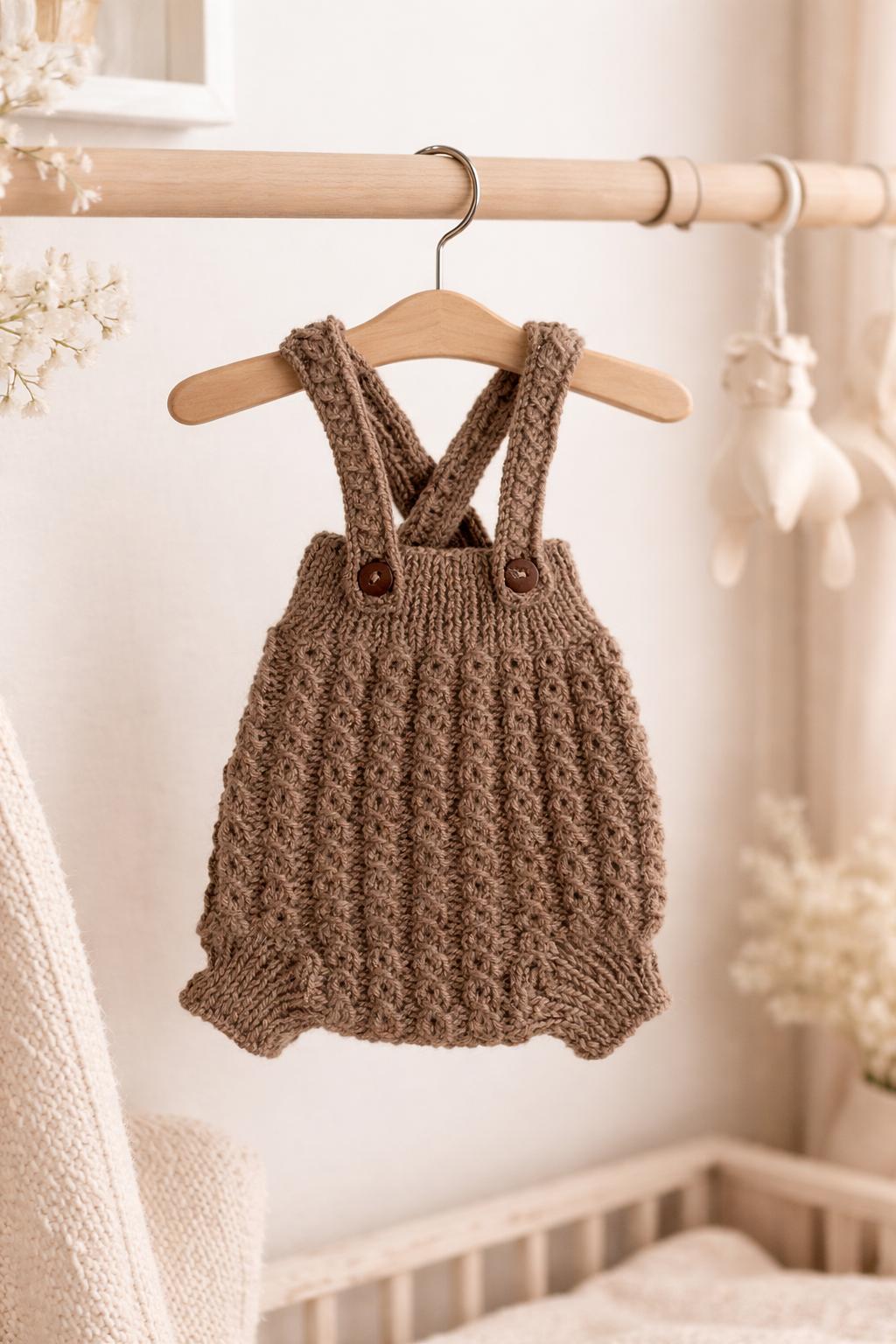 The georgie newborn romper and beanie