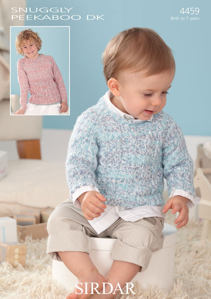 Sweaters in Sirdar Peekaboo DK - 4459 - Downloadable PDF