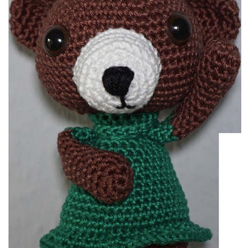 PDF Amigurumi Häkelanleitung Teddydame Lucie